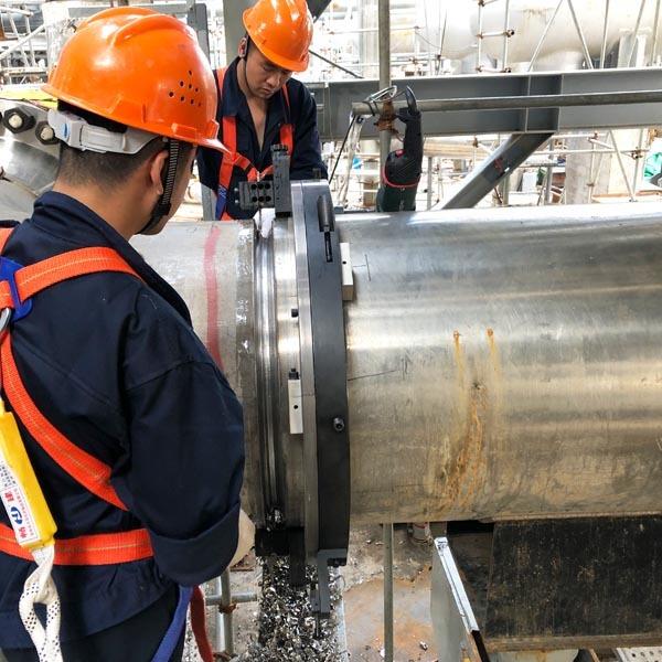 Máquina de corte y biselado de 16–22 pulgadas, máquina de corte en frío de tuberías, alta durabilidad