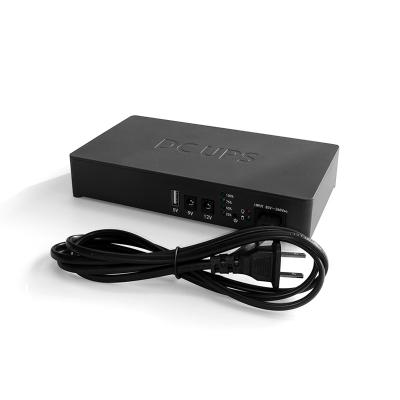 DC Mini UPS Para Roteador Wifi UPS Fornecimento de energia 5V 9V 12V POE Bateria de backup