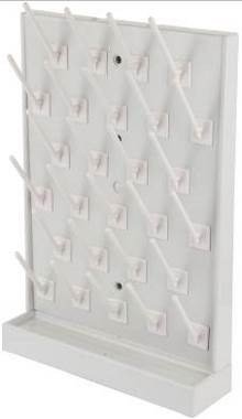 Single Sided Lab Glassware Rack Heavy Duty Polypropylene Lab Drying Rack
