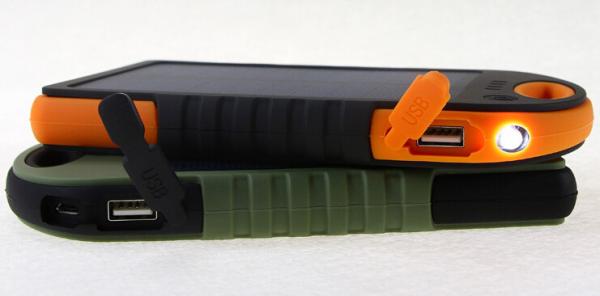 12000mAh Solar power bank green energy for travel power supply