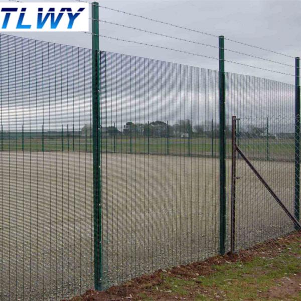 Anping TLWY Line Post 60*2mm Airport Perimeter Fencing High Security
