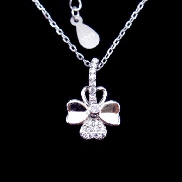 Cute New Jewellery Design 925 Silver White Gold Rabbit Shape Party Necklace