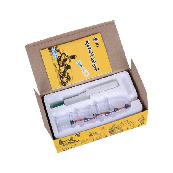 Healthy Vacuum Cupping Jar Plastic Cupping Set for Anti Aging Function 24*13*8.2cm