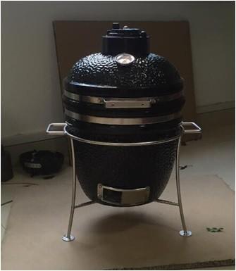 15 CERAMIC BBQ GRILL KAMADO/  Black, Red, Green with Stainless Steel Base