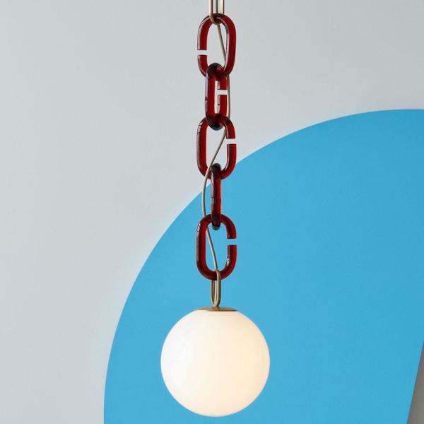 Nordic Chandelier Simple Glass Ball Designer Living Room Glass Dining Room Pendant Light
