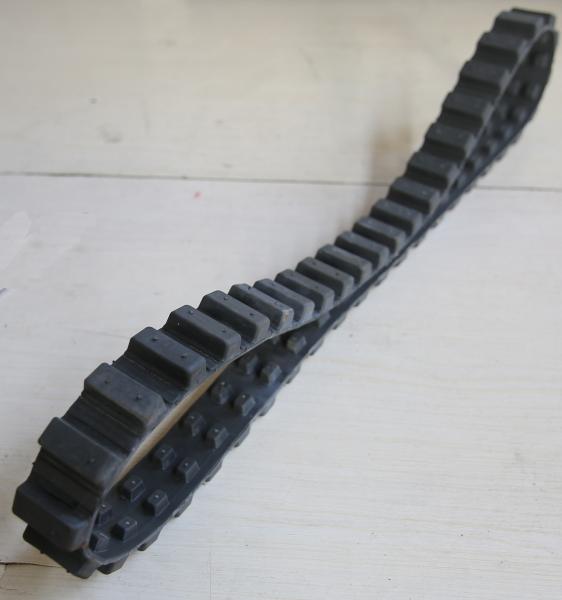Trilhas de borracha pequenas pretas ajustáveis/trilhas de borracha do tanque para os robôs 40×31.3×45