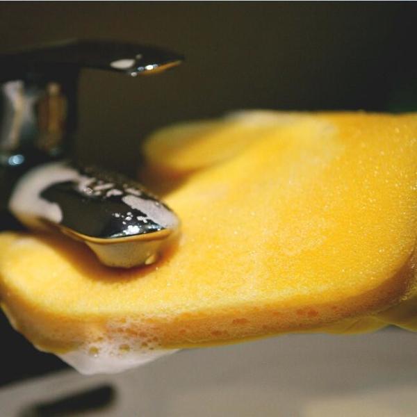 Résistance imperméable de haute température de gants d'éponge de vaisselle