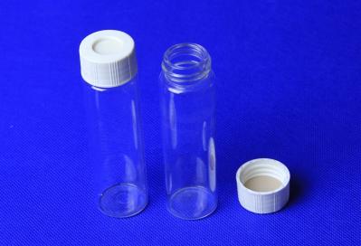 Garrafa de reagente de vidro do laboratório, garrafa de vidro UV transparente química de garrafas de reagente com tampão de parafuso