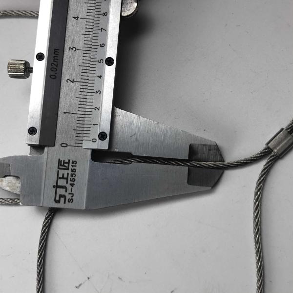 Гибкий сильный веревочки нержавеющей стали 1x7 Ferruled