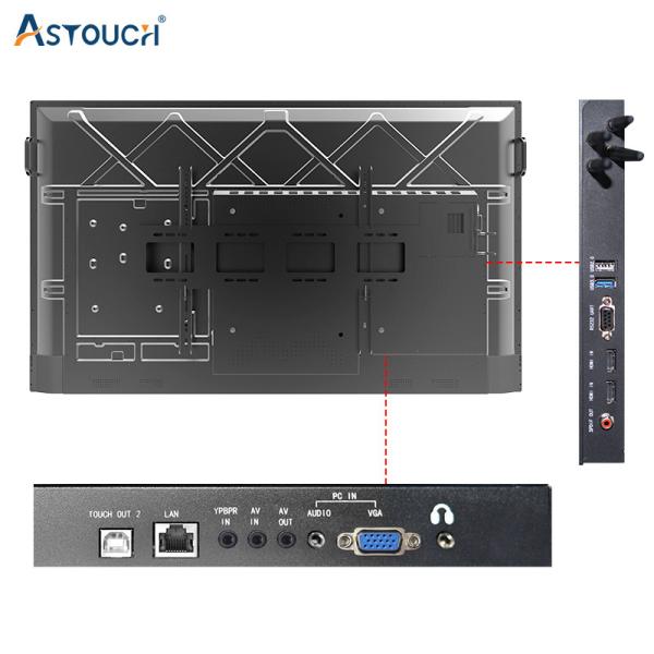 Панели доски полиэкранов 75 дюймов 4K взаимодействующие умные с HDMI из DP