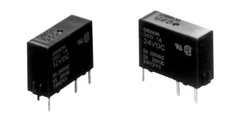 G6D-A-12VDC Sub-miniature Relay that Switches up to 5 A OMRON Low Signal Relays DIP