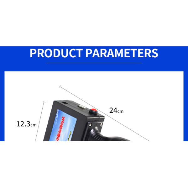 English Language Custom Handjet Batch Coding Machine for Plastic Carton Bottle Body