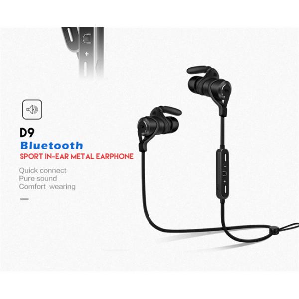 Full Metallic Housing Sports Bluetooth Earphone Wireless Earbuds CVC Noise Cancelling