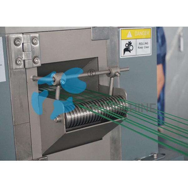 200kg / H PET Granulating Machine , Plastic Granulating Line 304 Stainless Steel