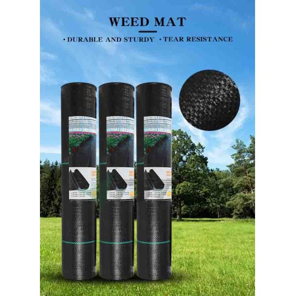 Heavy Duty 3.2OZ Commercial PP Weed Mat Ground Cover Rolls For Garden Agriculture Farm