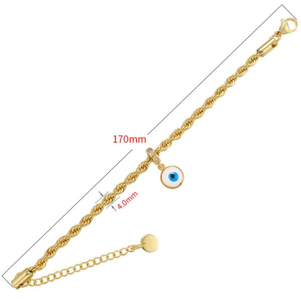 O óleo deixa cair o bracelete do ouro 18K