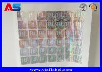 Matrix Laser Autocollants Holographiques personnalisés Hologramme en vinyle vide pour le stockage de flacons Boîte d'hébergement Hologramme laser 3D