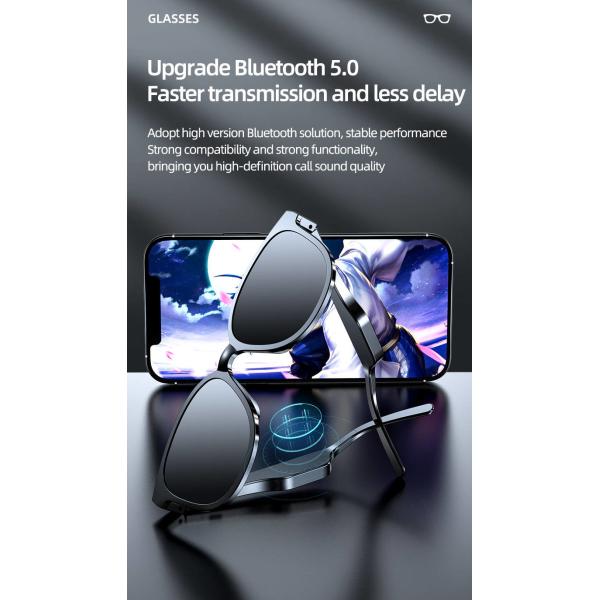 New smart audio glasses IPX5 waterproof Bluetooth music sunglasses