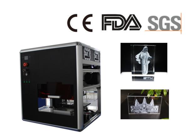 3W Diode Pumped 3D Glass Laser Engraving Machine with 2 Years Warranty