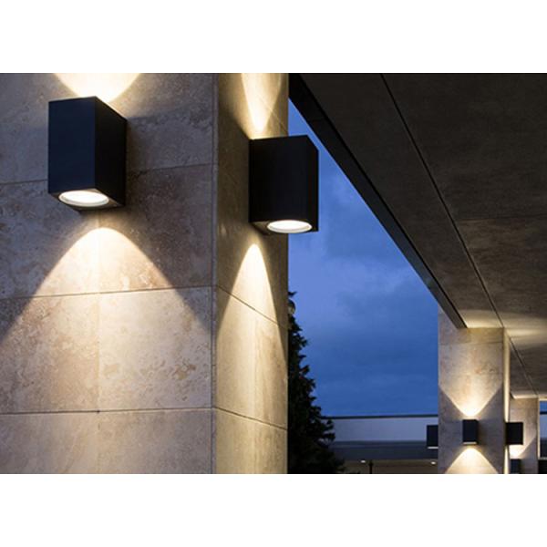 Outdoor Wall Lamp Waterproof Double Beam Up And Down Spot Light Wall Washing Warm Light Courtyard Villa Wall Lights