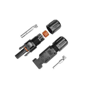 Conectores para paneles solares de 30A con material de PC y acabado estañado para aplicaciones de montaje en panel