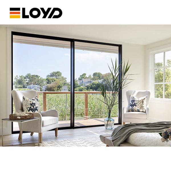 Heavy Duty Commercial Sliding Door Double Clear Tempered Glass