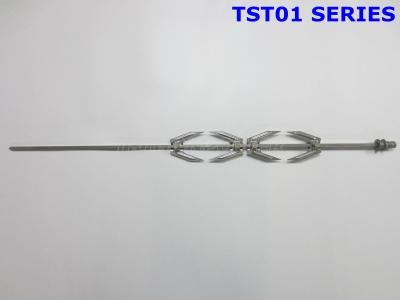 Safety Stainless Steel Spit Rod / Grill Turnspit With Anti Scalded Bakelite Handle