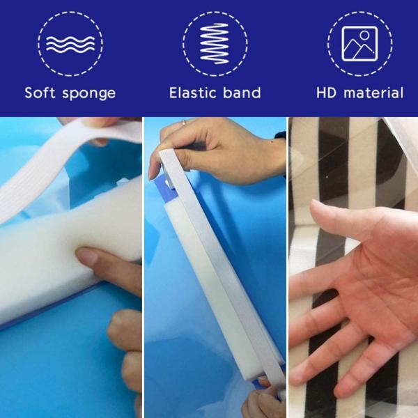 Factory Direct Sale Plastic Eye Protection Face Splash Shield Visor For Full Face