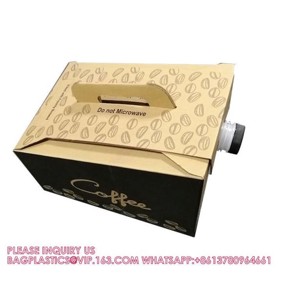 Custom Portable 1L/3L/5L/10L/20L Coffee Wine Edible Olive Oil Milk Tea Water Juice Drink BIB Bag In Box Dispenser
