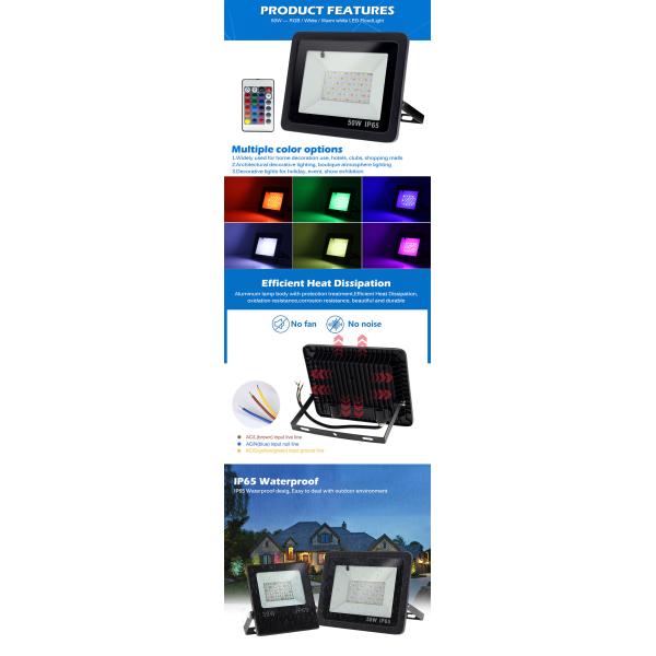 270 градусов 100 светов потока СИД w 50 w RGB на открытом воздухе