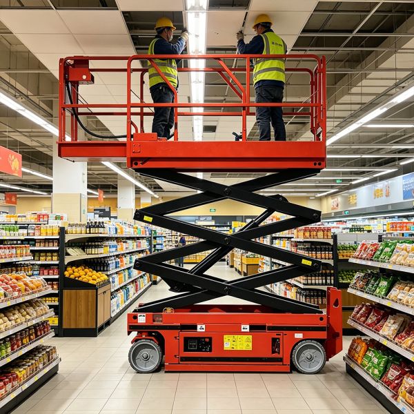 Full Electric Scissor Lift Deep Freeze Cold Chain And Refrigerated Warehouse Transit Vehicle