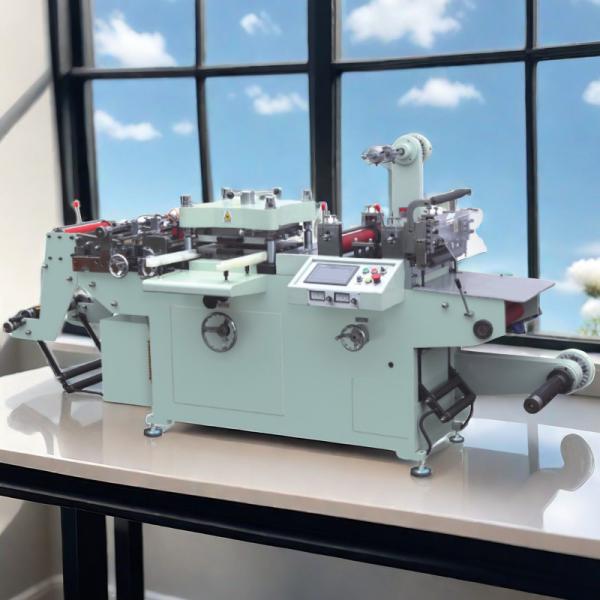 200 Times/Min Flatbed Labels Full Automatic Die Cutting Machine For Electronic Adhesive Industrials Sheet Collections