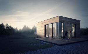 Prefabricated House Modular Home Prefab Garden Studio With Light Steel Frame
