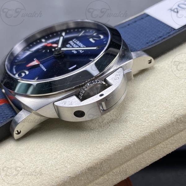 Panerai Luminor Luna Rossa PAM01342 44mm Blue Dial Textile Strap Watch