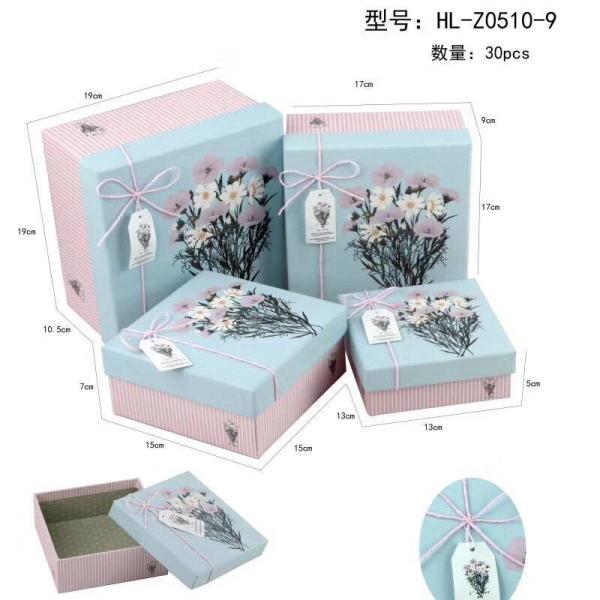 Lovely Craft Jewelry Packaging Paper Box , Decorative Cardboard Gift Boxes With Lids