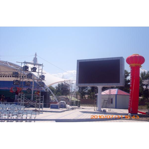 1R 1G 1B Rgb P10 Led Display Module 7500cd/㎡ For Railway Station