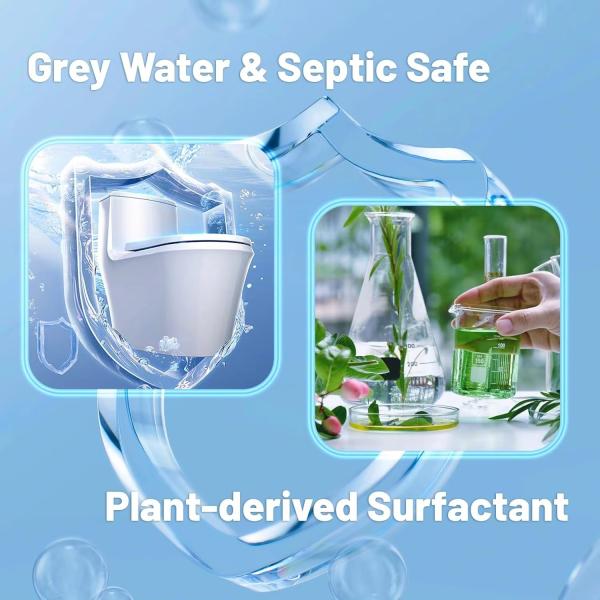 Custom Toilet Cleaner Strips Non Toxic Concentrated Dissolving Plastic Free