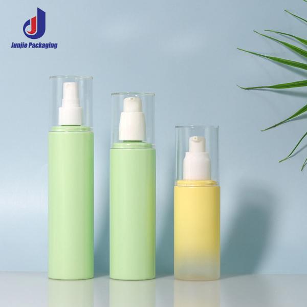 120ml 150ml Lotion Pump Bottle , Empty Plastic Bottles Silk Screen Printed For Makeup Tools