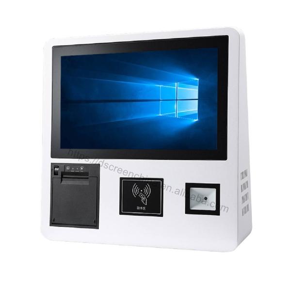VESA Mount restaurant Self Service Kiosk Machine With Capacitive Touch Screen 10.1 Inch
