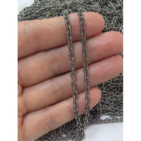 Hot Sale 1.5mm O Chain Titanium Chain Titanium Accessories Men's Chain In Stock