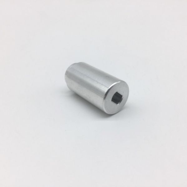 Customized CNC Lathe Parts with Metallic Silver Finish and HRC48-52 Hardness for Enhanced Durability