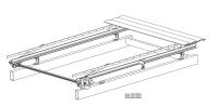 Le profil aérodynamique forment les auvents en aluminium de Sun circulent en voiture la façade architecturale de système de mur extérieur