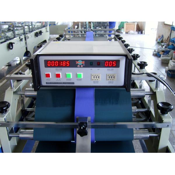 Crash Lock Bottom Folder Gluer Machine With Remote Control Airplanes 0-220m / min