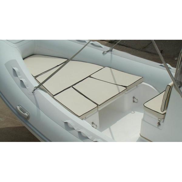 550cm orca hypalon large panga boat sunbath bed inflatable rib boat rib550 with bimini top