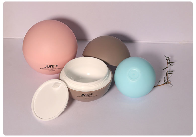Custom All PP 200g 100g 50g Macaron Cream Jar with Matte Finish for Body Lotion, Face Body Scrub Butter Container Jar Hair Mask