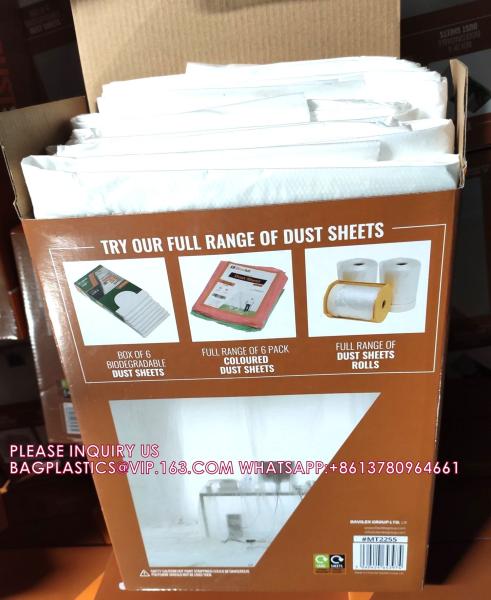 Drop Cloth Painting, Plastic Tarps Furniture Cover, Protective Cover, Dust Cover, Machine Cover, plastic sheet