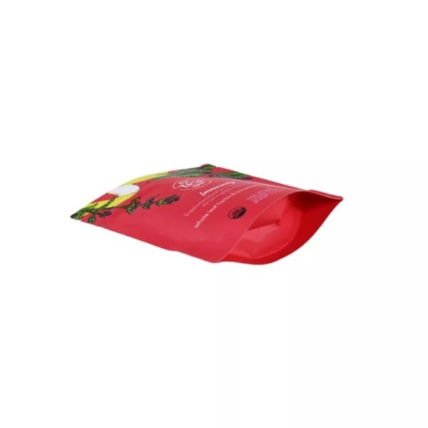 Compostable Eco Friendly Tea Packaging Stand Up Pouches 50g-250g For Coffee Tea