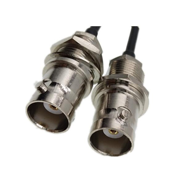 Rear Mounted Rf Coaxial Cable BNC Female To Sma Male Connector With RG178