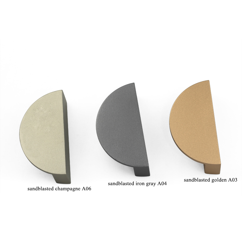 New Brass Drawer Handles Half Moon Handles Hardware Accessories Pulls for Doors