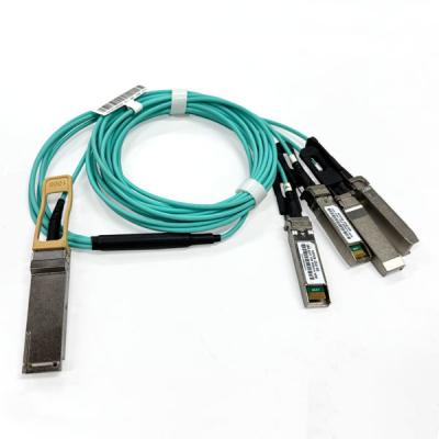 100G AOC Cable 100G QSFP28 to 4x25G SFP28 Breakout Active Optical Cable 5M OM3